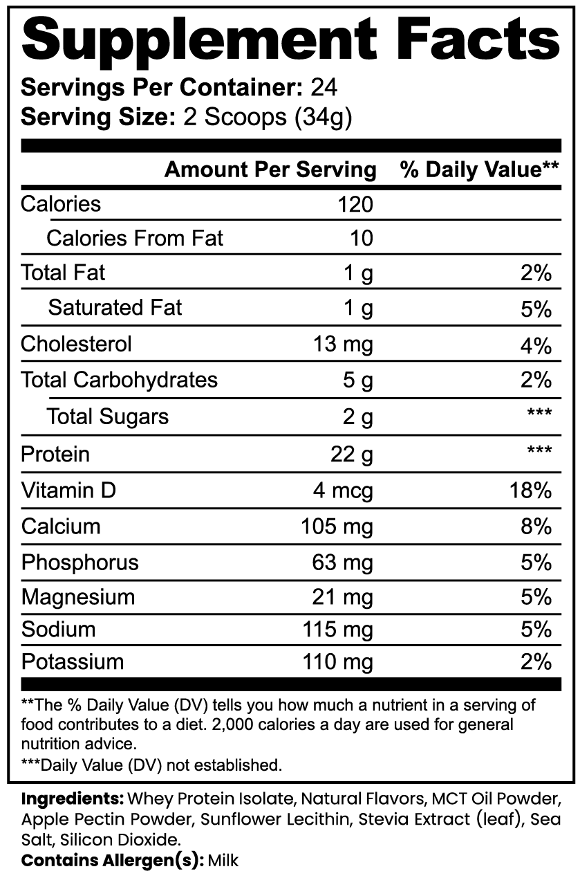 MrBiggz Performance Advanced Whey Protein Isolate - Vanilla MR. BIGGZ SHOP