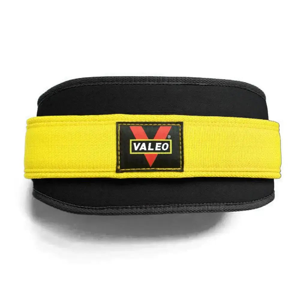 Double-Layer Weightlifting Belt in Yellow - MrBiggz Fitness Shop