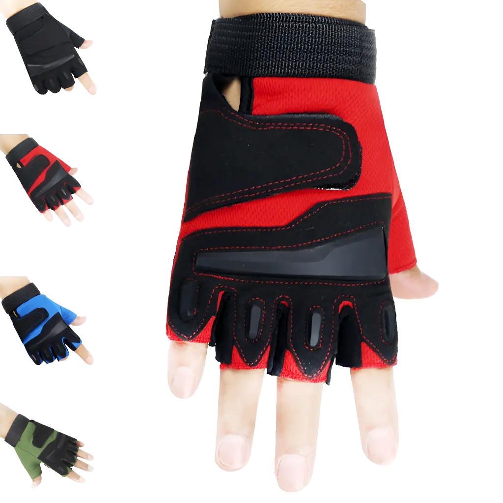 Half-Finger Weightlifting Gloves, view 17 - MrBiggz Fitness Shop