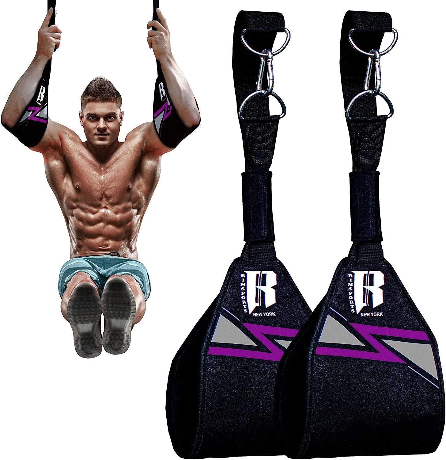 Hanging Abs Strap - Abdominal Slings - Hanging Ab Straps - Hanging Straps - Abs Pull up Straps - Sit up Straps - Hanging Ab Strap - Ab Sling Straps - Abs Sling Straps - Hanging Bar for Exercise