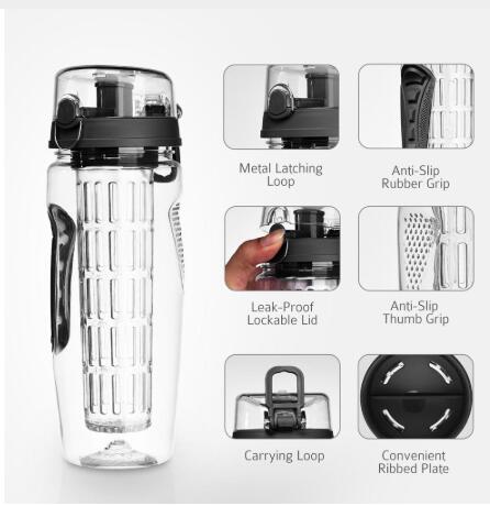 Fruit Infuser Juice Shaker Bottle.