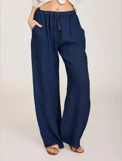 Women's Casual Cotton And Linen Loose Yoga Pants