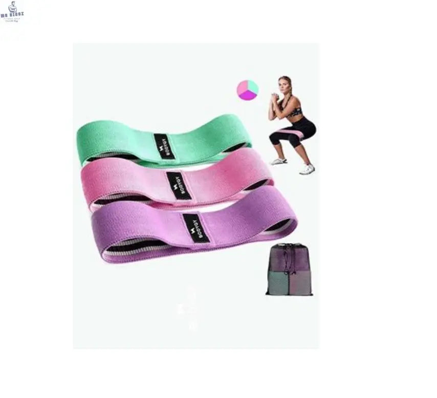 3-Piece Hip Circle Resistance Bands in Booty - MrBiggz Fitness Shop