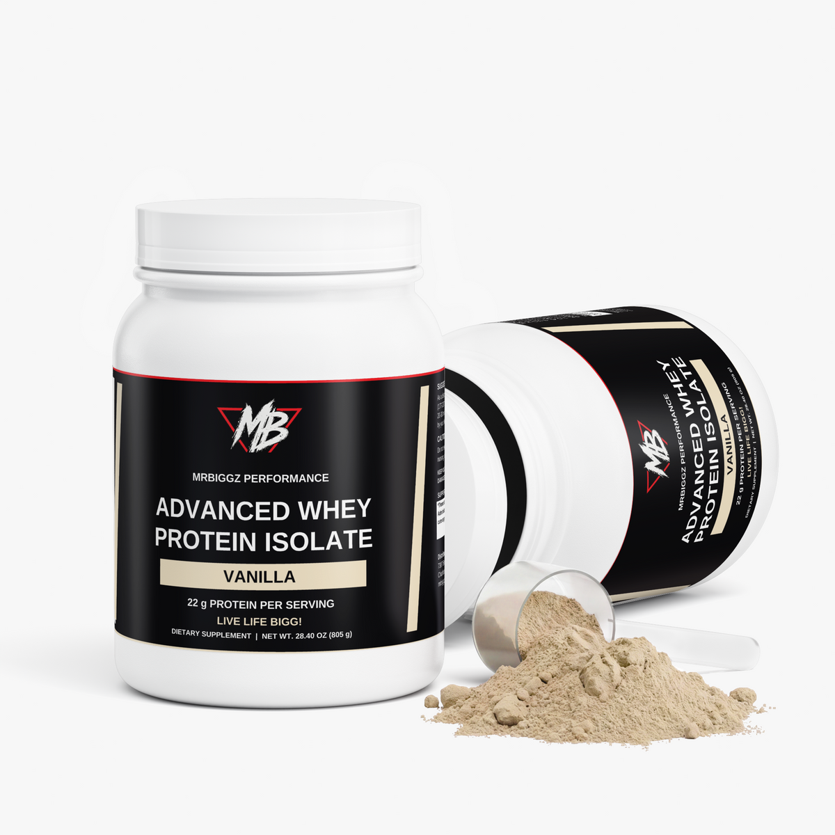 MrBiggz Performance Advanced Whey Protein Isolate - Vanilla MR. BIGGZ SHOP