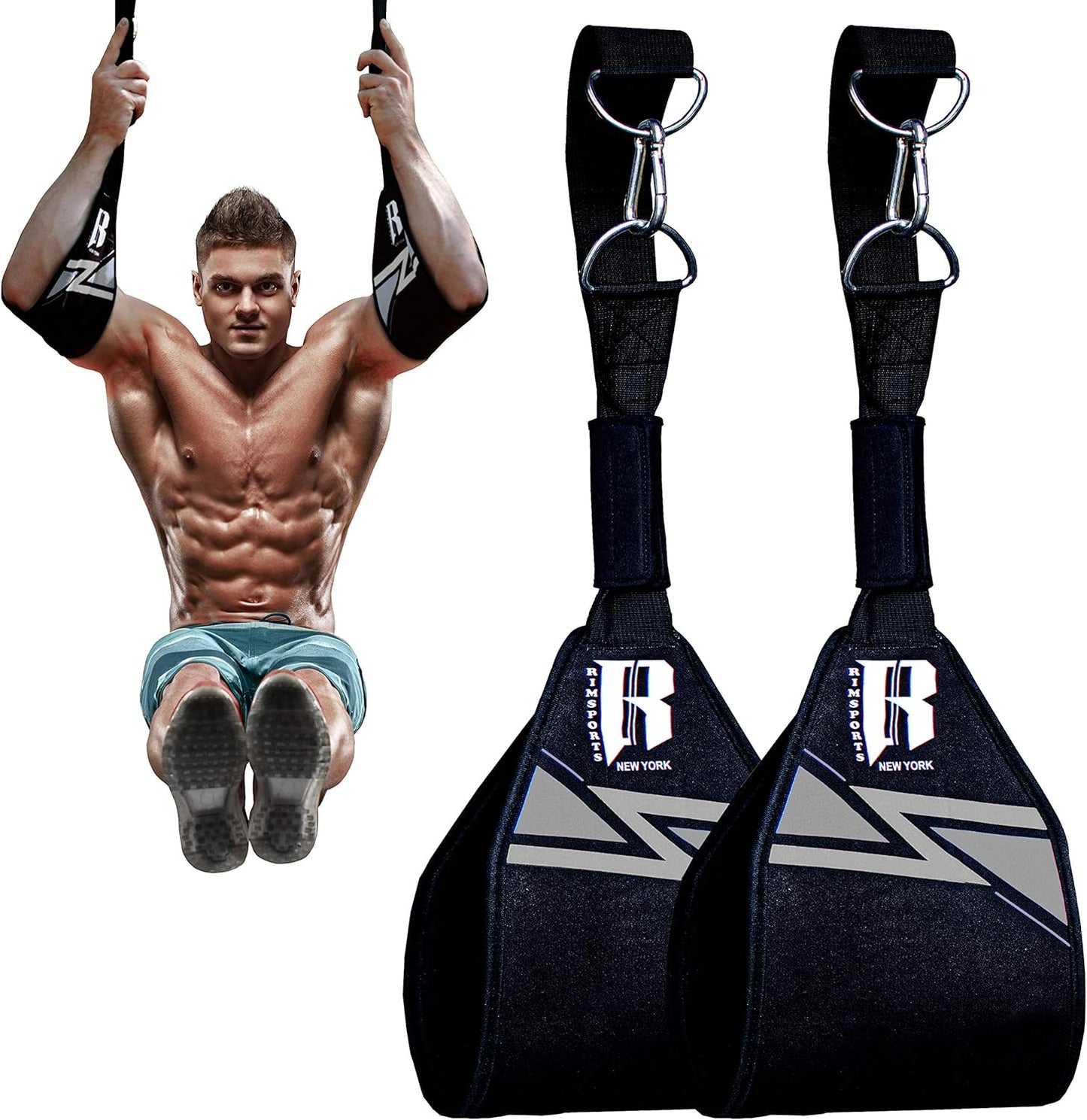 Hanging Abs Strap - Abdominal Slings - Hanging Ab Straps - Hanging Straps - Abs Pull up Straps - Sit up Straps - Hanging Ab Strap - Ab Sling Straps - Abs Sling Straps - Hanging Bar for Exercise