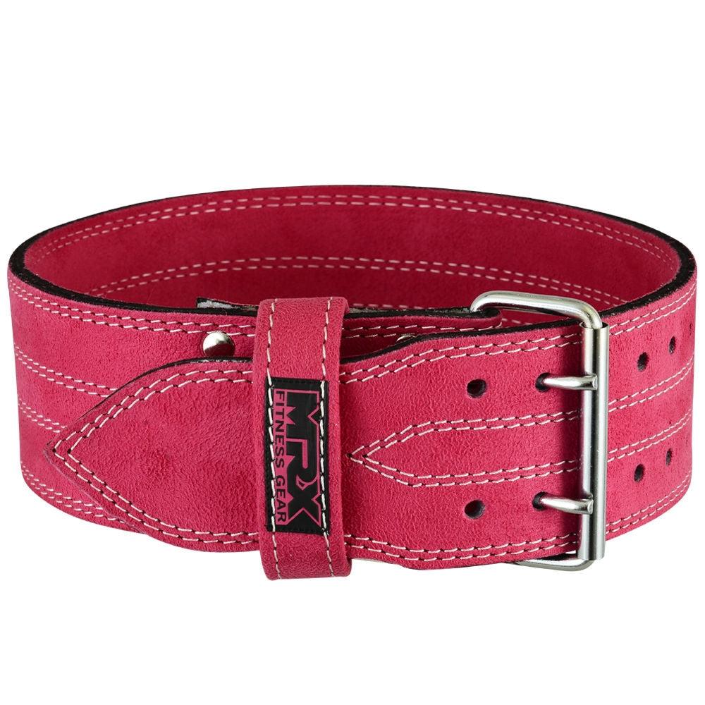 Pink 4-Inch Weightlifting Belt for Women, view 3 - MrBiggz Fitness Shop