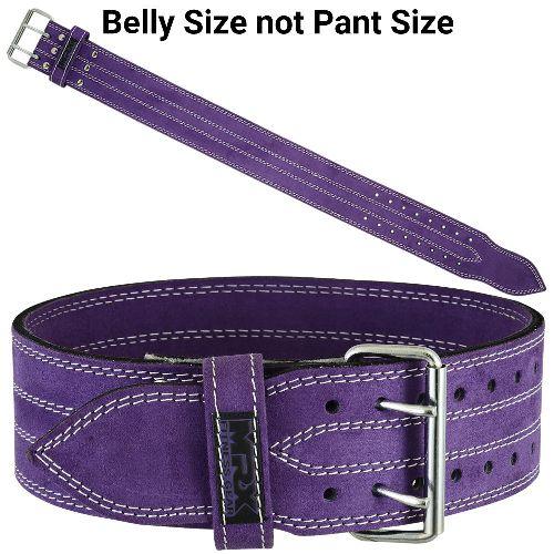 MRX Powerlifting Belts Gym Workout Leather Belt 4" Wide Unisex 10mm MRX Products