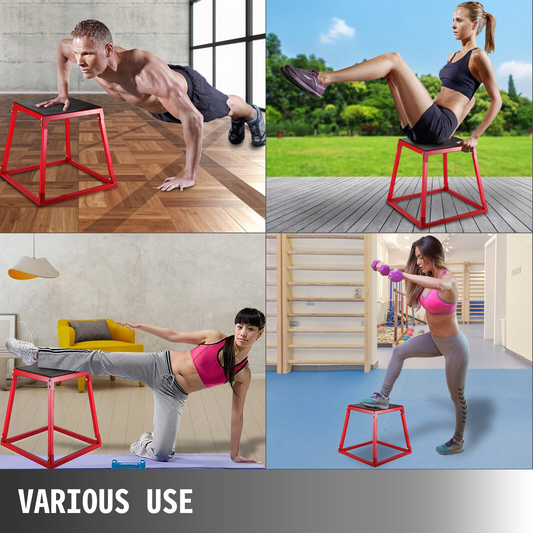 VEVOR Plyometric Platform Box - Durable and Stable Jump Box for Fitness Training