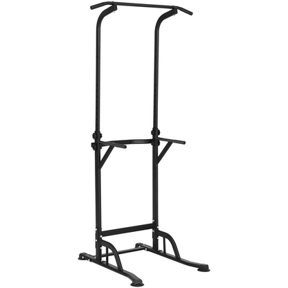 VEVOR Power Tower Dip Station - Adjustable Pull Up Bar Stand for Home Gym Fitness