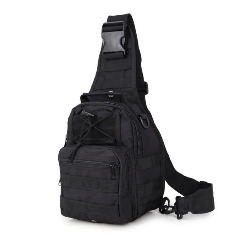 Mens Backpack Tactical Sling Shoulder Bag Molle Travel Chest Pack Outdoor Hiking