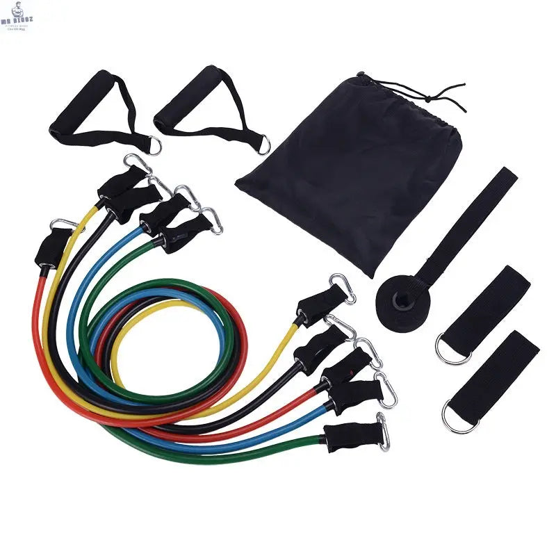 11-Piece Resistance Band Set, view 8 - MrBiggz Fitness Shop