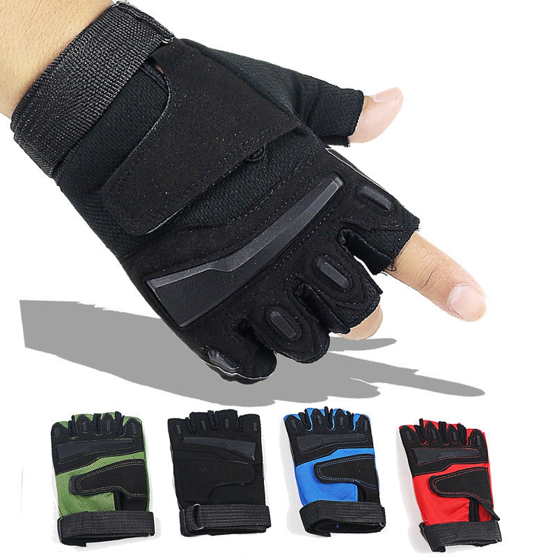 Tactical half-finger gloves special forces men and women cycling gloves