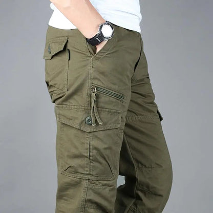 Men's Tactical Trousers Large Size Loose Casual Pants Running Overalls Men's Sweatpants Sports Hiking Outdoor Clothes Work Pants