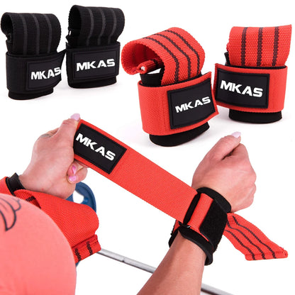 Power Lifting Straps. Deadlift Wrist Straps. Assist Gear For Pull Up Bar