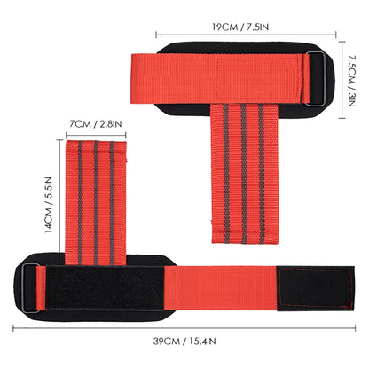 Power Lifting Straps. Deadlift Wrist Straps. Assist Gear For Pull Up Bar