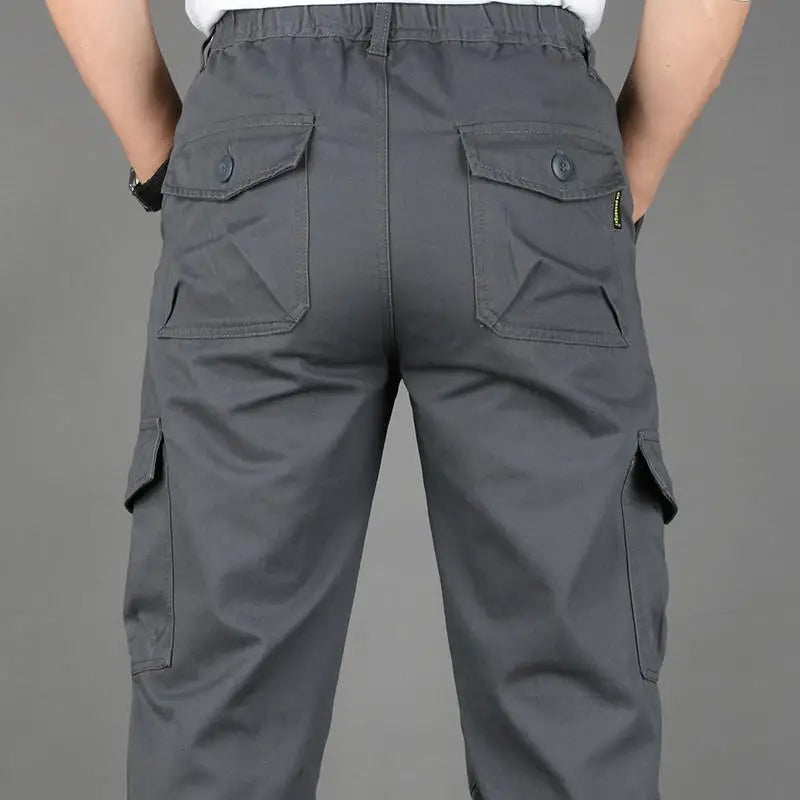 Men's Tactical Trousers Large Size Loose Casual Pants Running Overalls Men's Sweatpants Sports Hiking Outdoor Clothes Work Pants