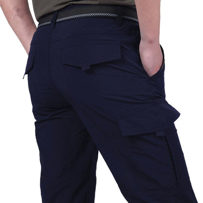 Military Long Trousers Male Waterproof Quick Dry Cargo Pants