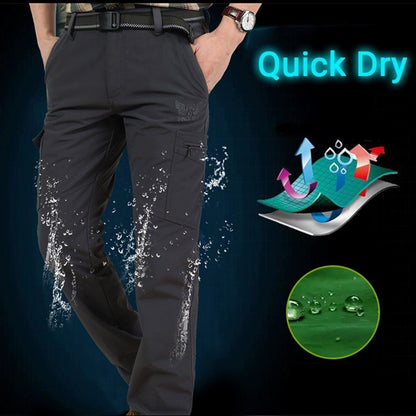 Military Long Trousers Male Waterproof Quick Dry Cargo Pants