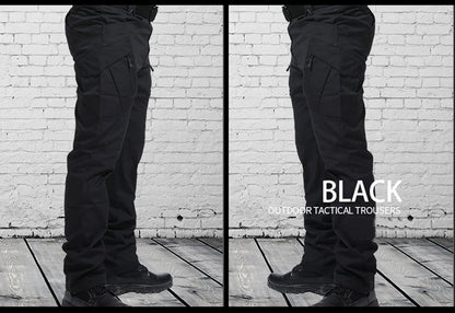 Military Tactical Pants Mens Multiple Pocket Waterproof Cargo Trousers Male SWAT Combat Breathable