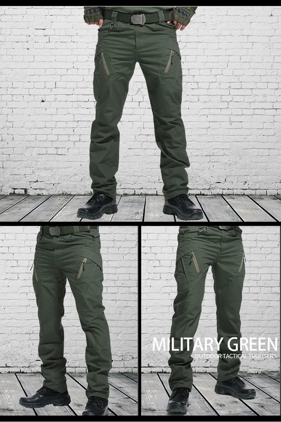 Military Tactical Pants Mens Multiple Pocket Waterproof Cargo Trousers Male SWAT Combat Breathable