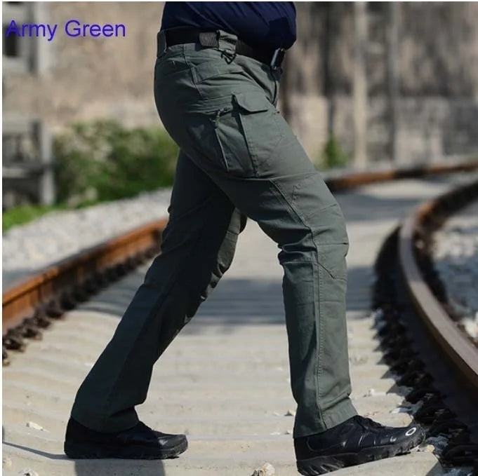 Mens Military Tactical Pants SWAT Trousers Multi-pockets Cargo Pants Training Men Combat Army Pants Work Safety Uniforms New