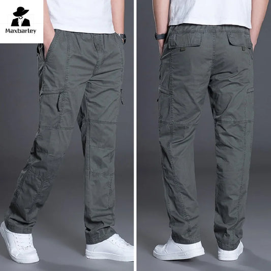 Autumn Fashion Men Pants Casual Cotton Long Pants Straight