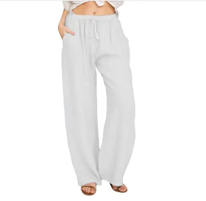 Women's Casual Cotton And Linen Loose Yoga Pants
