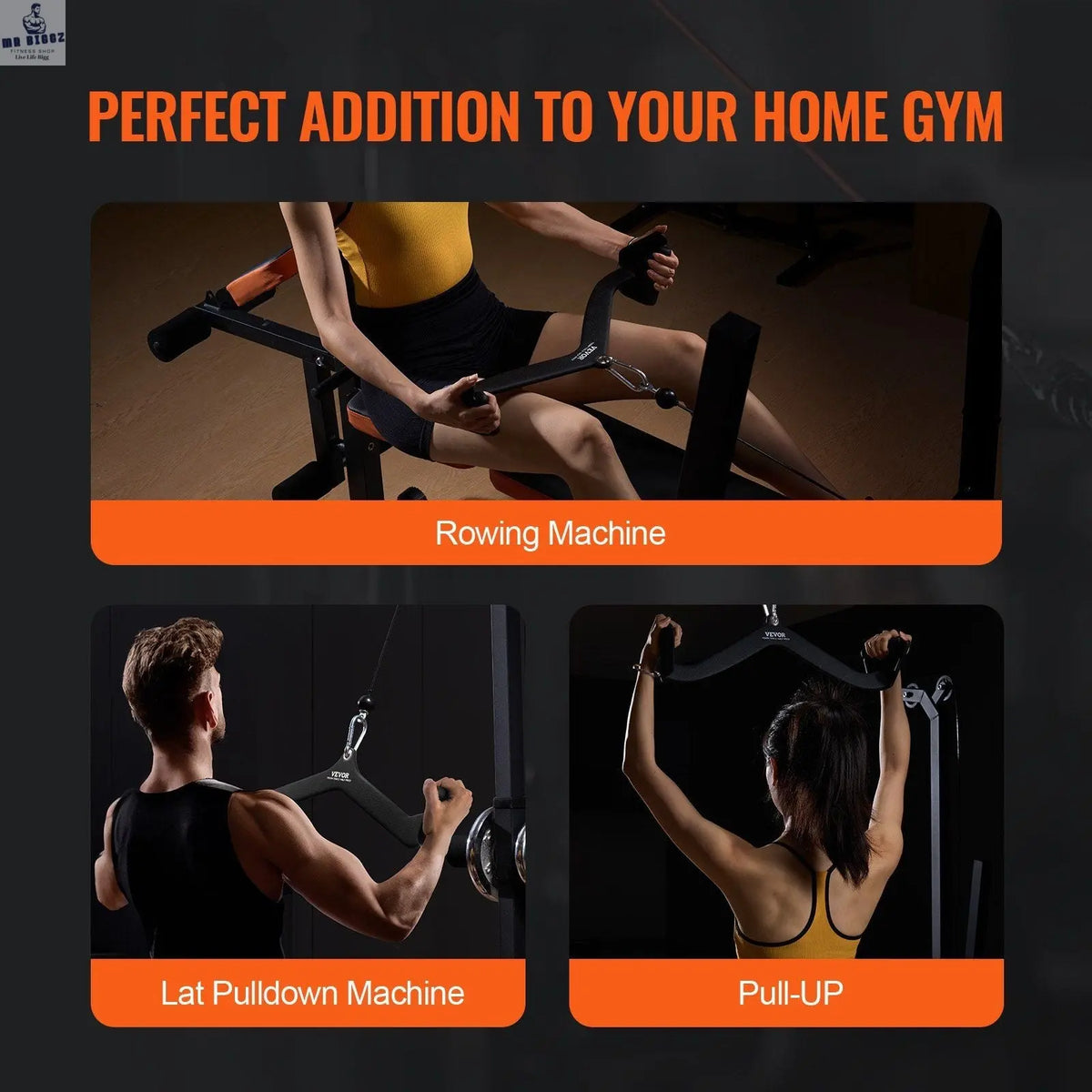 Lat Pulldown & Tricep Cable Attachment, view 7 - MrBiggz Fitness Shop