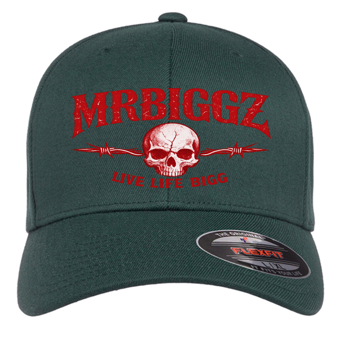 MrBiggz FlexFit Gym Hat in Spruce - MrBiggz Fitness Shop