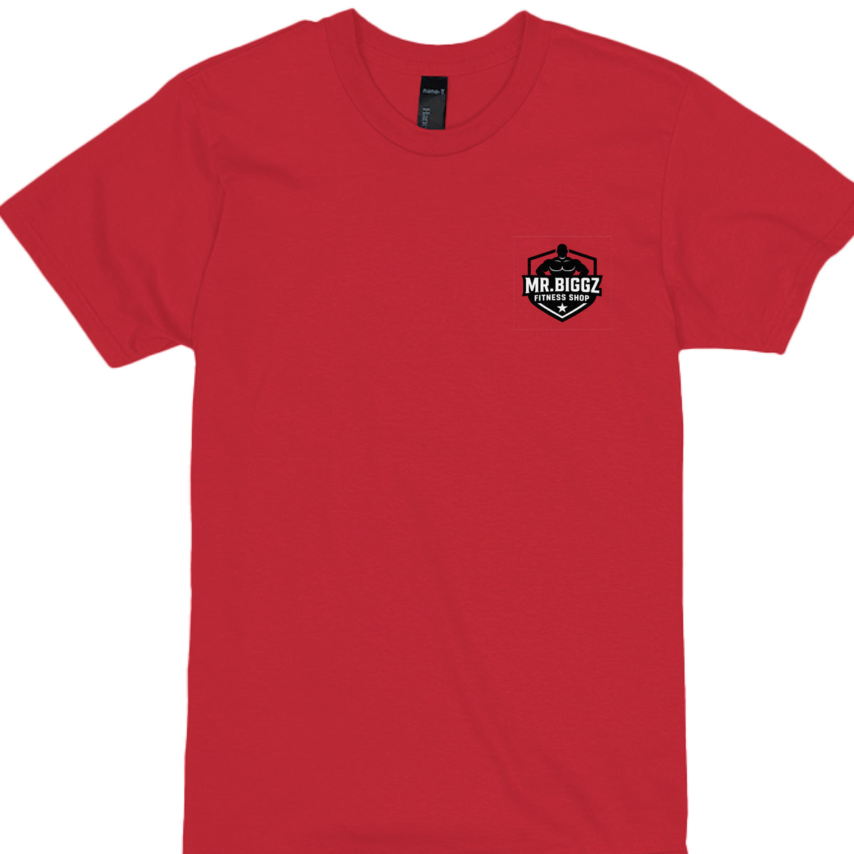 Gothic Graphic Gym Tees for Men in Deep Red - MrBiggz Fitness Shop